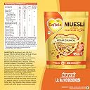 Saffola Muesli Kesar Crunch with Flavour Pops, 700 gm | 15 in 1 Fruit and Nuts, Seeds, Millet & more | Cereals for breakfast rich in wholegrain, protein, fibre gallery image