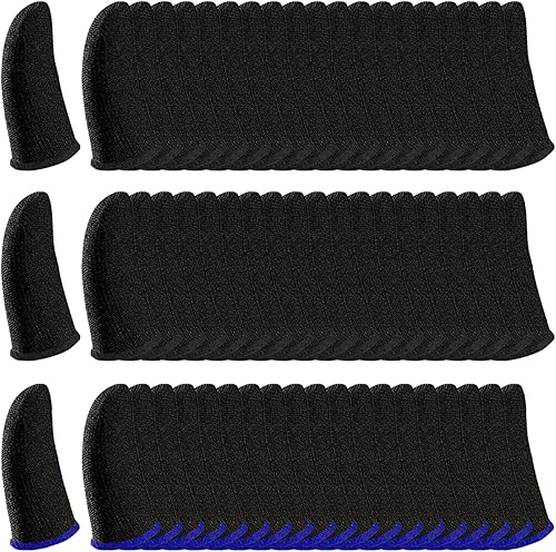 Juego de 60 fundas para dedos para juegos móviles, antisudor, transpirable, sin costuras, para League of Legend, PUBG, reglas de supervivencia,