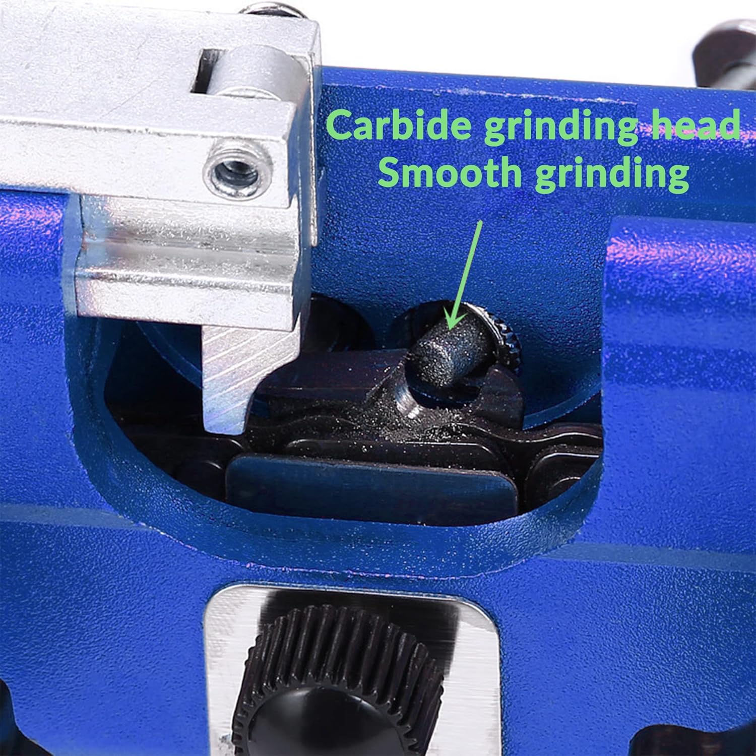 Aedcbaide Chainsaw Sharpening Jig Chainsaw Sharpener Portable Manual