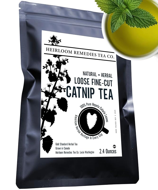 Catnip para Gatos The Kinder Company em Folhas e Botões Secos Nepeta cataria HRTCATMINT3 68 g