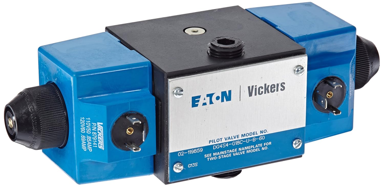 Vickers 02119859 DG4S4 Series Solenoid Operated 4 Way Hydraulic Valve