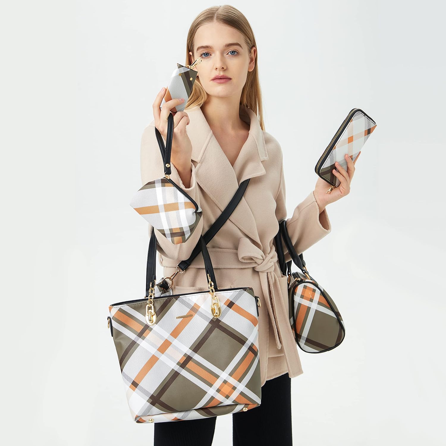 2E-youth Designer Purses and Handbags for Women Satchel Shoulder Bag Tote Top Handle Bag | Designer Purses, Handbags, Designer - Image 2