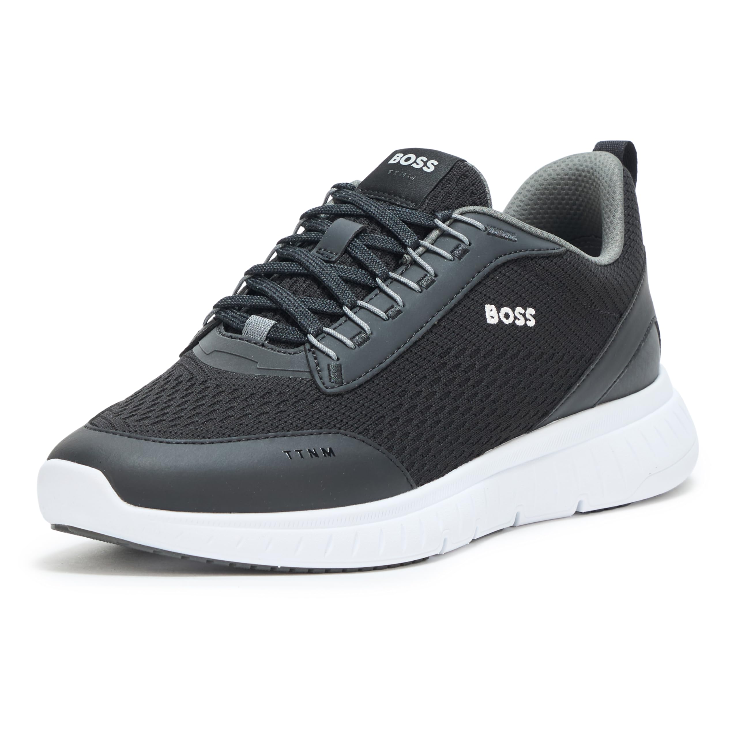 BOSS Men's Modern Knit Structure Running Sneaker