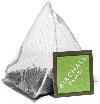 Birchall Tea Bags, Mao Feng Green Tea, Antioxidants Green Tea Bags Bursting with Full Flavour, Perfect Tea Gifts, Pack of 80 Plant-Based Prism Tea Bags