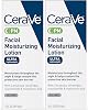 CeraVe Loción Humectante Facial PM | 3 Onzas (Paquete de 2) | Ultra Ligera, Humectante Nocturno para el Rostro | Sin Fragancia 1