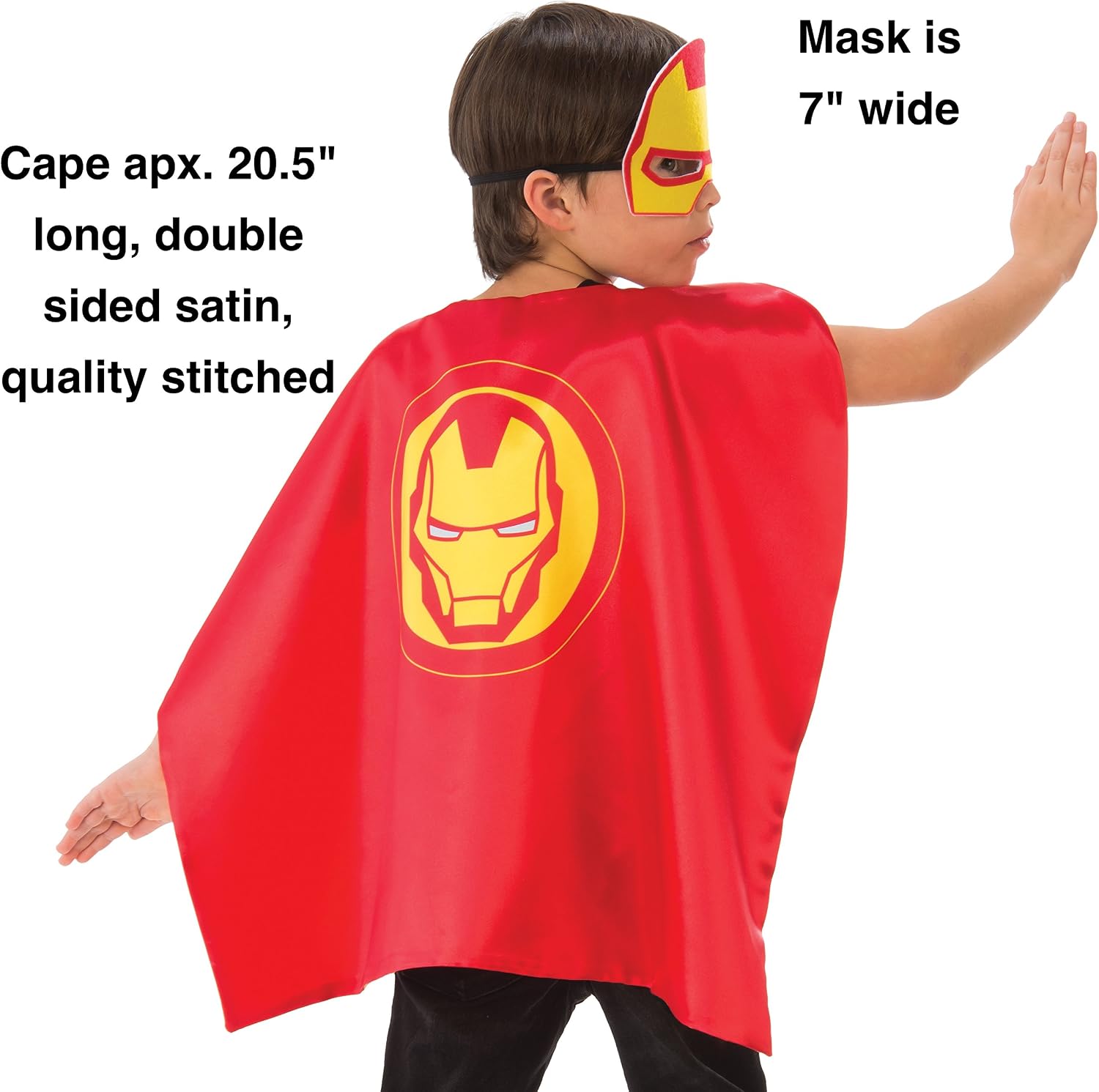 Rubie's Marvel Super Hero Cape Set, Officially Licensed 4 Capes and 4 Masks Assortment (Amazon Exclusive)