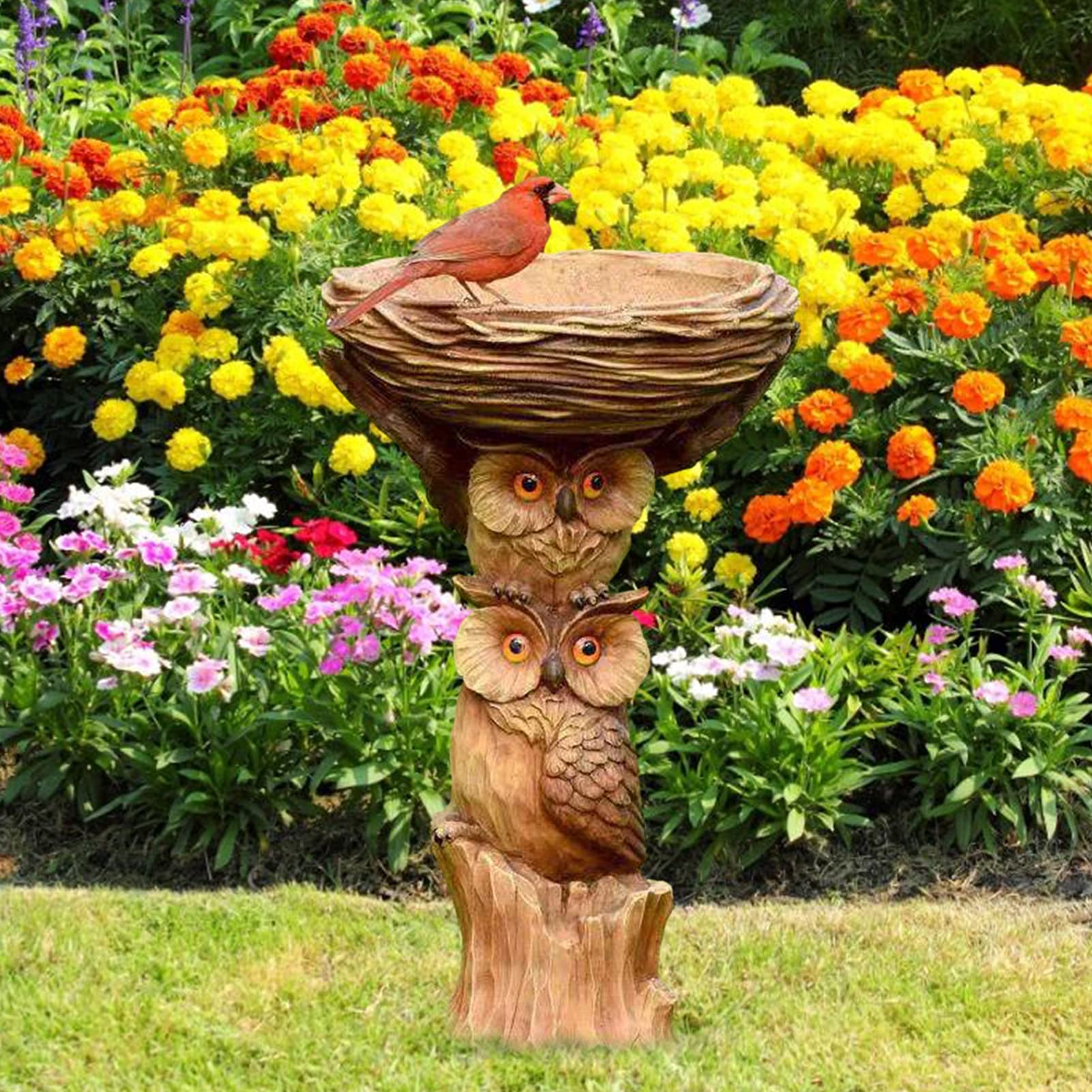 Futterhaus VöGel Dauerhafter Wilder Vogel hängender Feeder Edelstahl-Vogel-Lebensmittel-Spender-Container-Rohr-Rost-Rost-Outdoor-Garten-Dekor Drop Ship Vogelfutterhaus (Color : E)