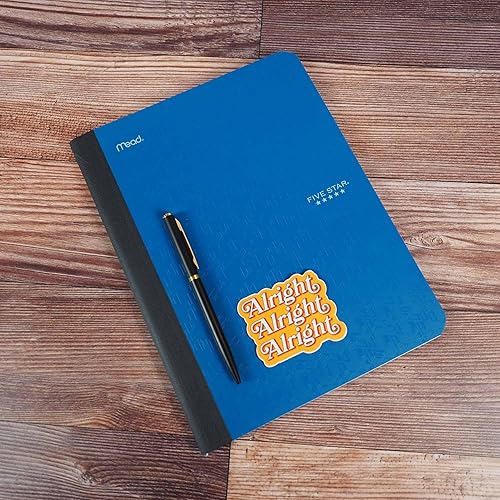 Miniatura 4 de Alright Alright Alright Movie Quote Sticker, Funny Texas Stickers for Hydroflask, Lone Star TX Pride Sticker, Classic Hill Country Film Decal