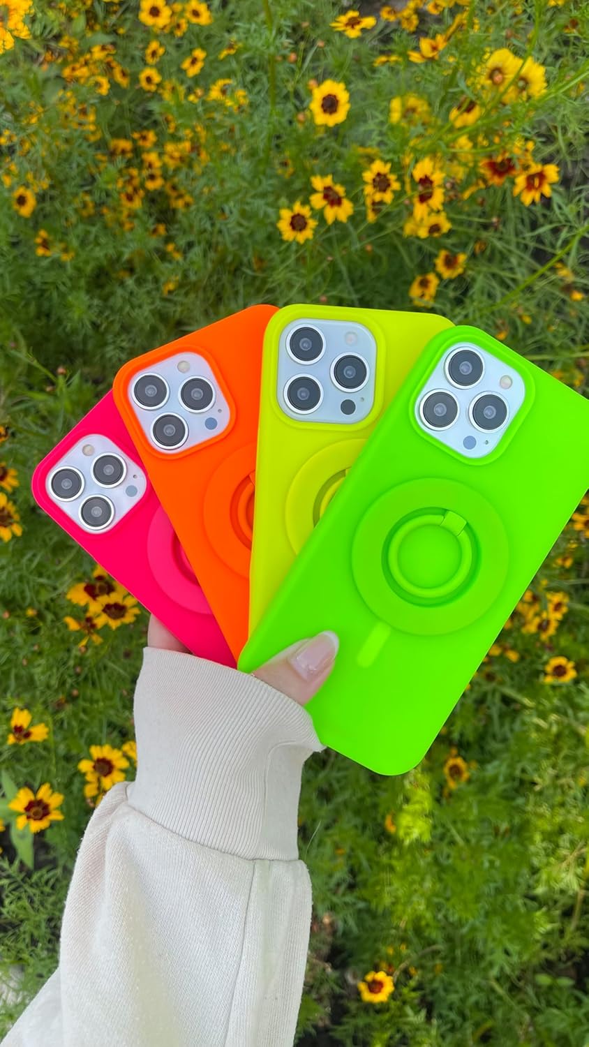 FELONY CASE for Apple iPhone 16 Pro - MagSafe Phone Case, Liquid Silicone, Vibrant Neon Color with Anti-Scratch Microfiber Lining, Non-Slip Grip & 360° Shockproof Protection (Green) - Image 8