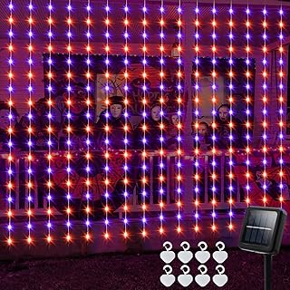 Solar Halloween Curtain Lights