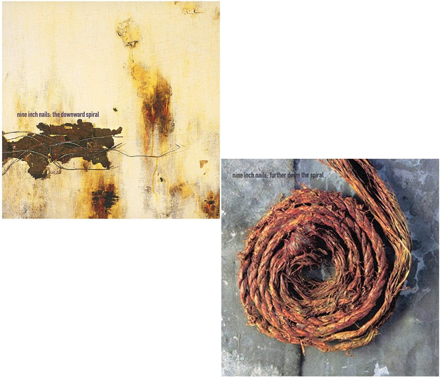 Downward Spiral - Further Down The Spiral - Nine Inch Nails 2 CD Album Bundling