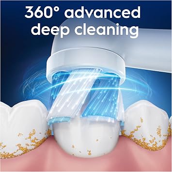 Oral-B iO Series Ultimate Clean Replacement Brush Heads, 10 Count, White - Original Round Heads, Crisscross Bristles, Deep Cleaning, Plaque Removal, Compatible with iO Electric Toothbrushes