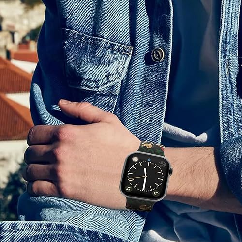 Miniatura 6 de Compatible con Apple Watch Ultra Band de 1.496 in 1.575 in 1.614 in 1.654 in 1.732 in 1.772 in 1.929 in Series 987654321iWatch, correas deportivas