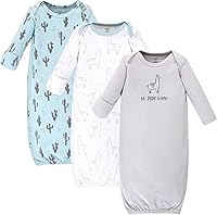 Vista 59 de Touched by Nature - Camisones unisex de algodón orgánico para bebé Margarita