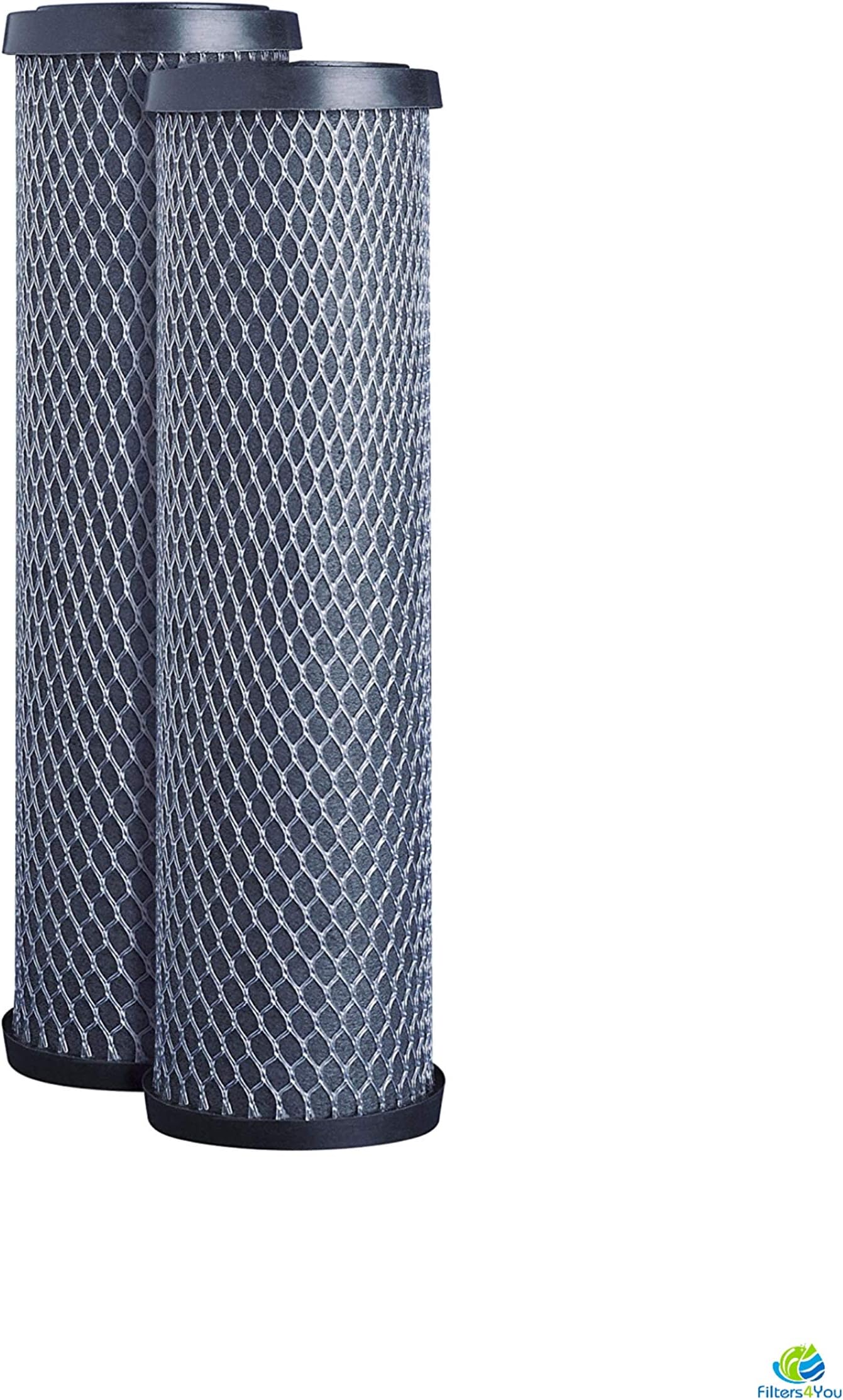 CFS โ 2 Pack Carbon Water Filter Cartridges Compatible with 42-34370 Models โ Remove Bad Taste & Odor โ Under Sink or Countertop Application Replacement Filter Cartridge
