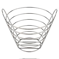 Vista 3 de G.E.T. 4-22788-M - Cesta redonda cromada de 9 pulgadas, molino de recortadora (cantidad, 1)