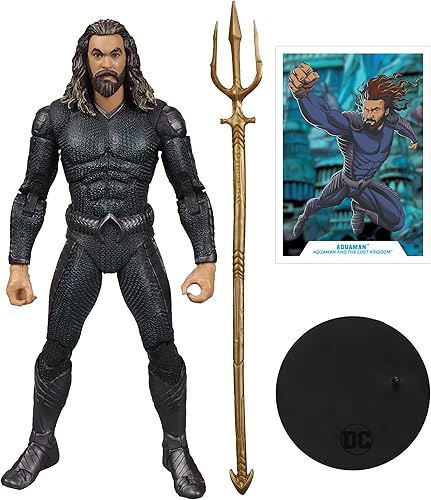 Miniatura 4 de McFarlane Toys - DC Multiverse Aquaman con traje sigiloso (Aquaman y The Lost Kingdom) Figura de acción de 7 pulgadas