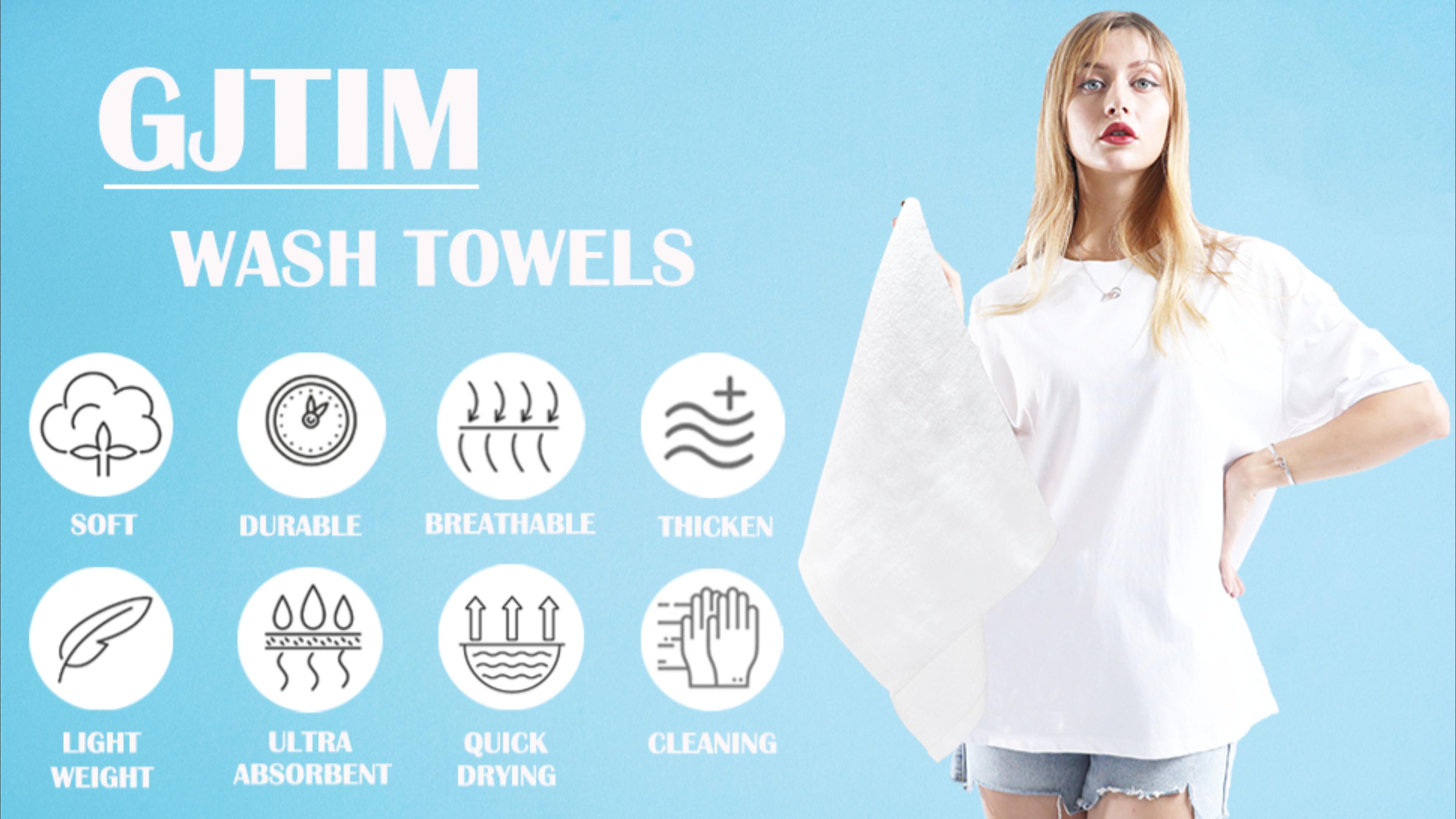 GJTIM 'Thank You Cum Again' Badhandtuch – Lustiges Gag-Geschenk Für Erwachsene, 100% Baumwolle, Bestickt