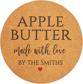 CUSTOMIZE WITH YOUR OWN JAM FLAVOR, Apple Butter, Jelly, Honey, Wedding, Baby Shower, Christmas, Gifts, Holiday, Favors, Made With Love, Homemade With Love, Kraft Brown