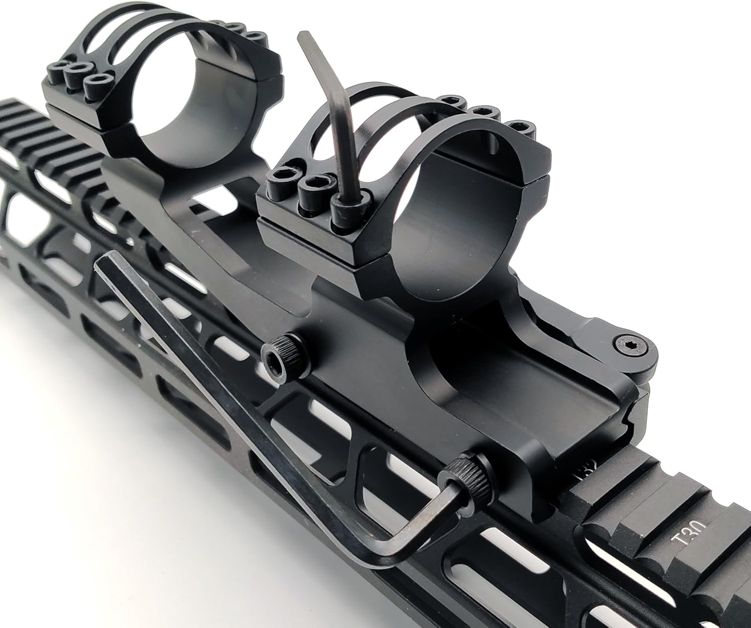 Cantilever Scope Mount 1 inch / 30mm Picatinny Weaver Scope Mounts Rings QD Quick Release