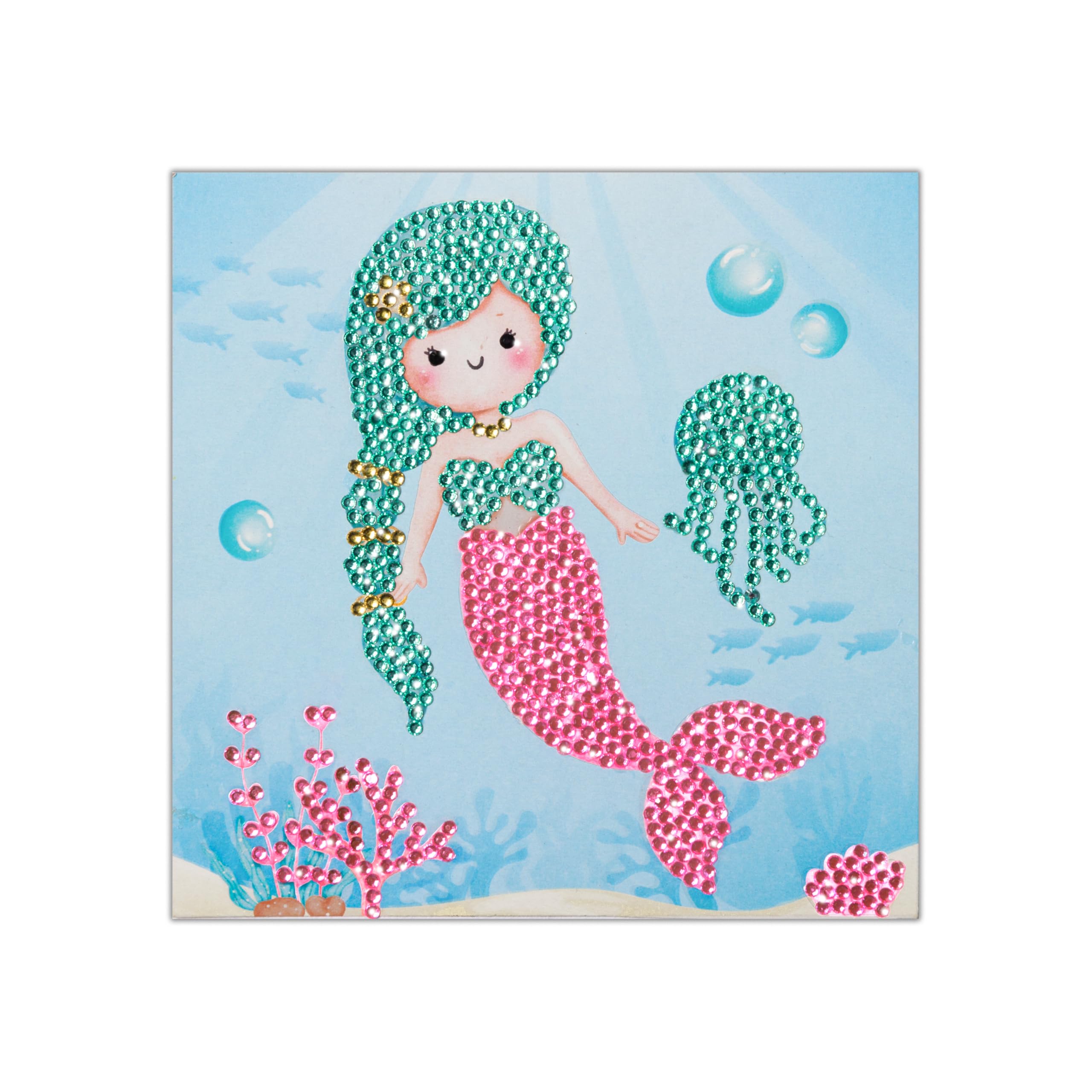 Little Birdie DIY Diamond Painting Kit Mermaid, 1 Box | for Art & Craft, Creative, Fun & Activity Kit | Gift for Kids, Adult - Image 3 thumbnail