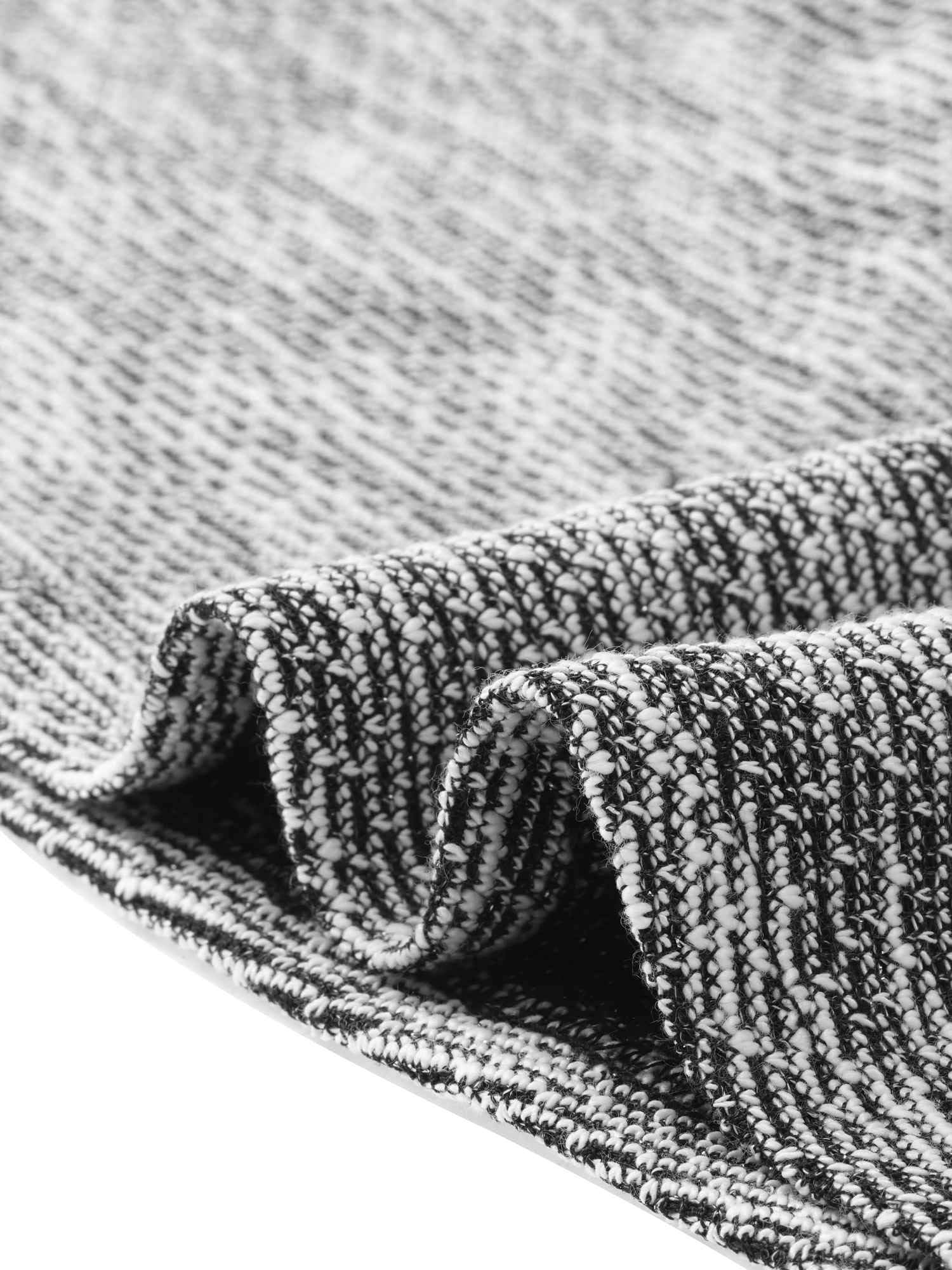 Allegra K Haut en tweed pour femme - Col rond - Manches courtes - Style péplum