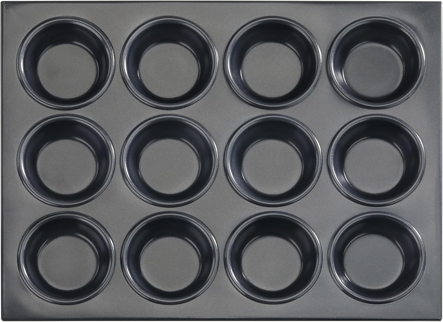 New Star Foodservice 37845 Commercial Grade Aluminum Non-Stick 12-Cup Muffin Pan