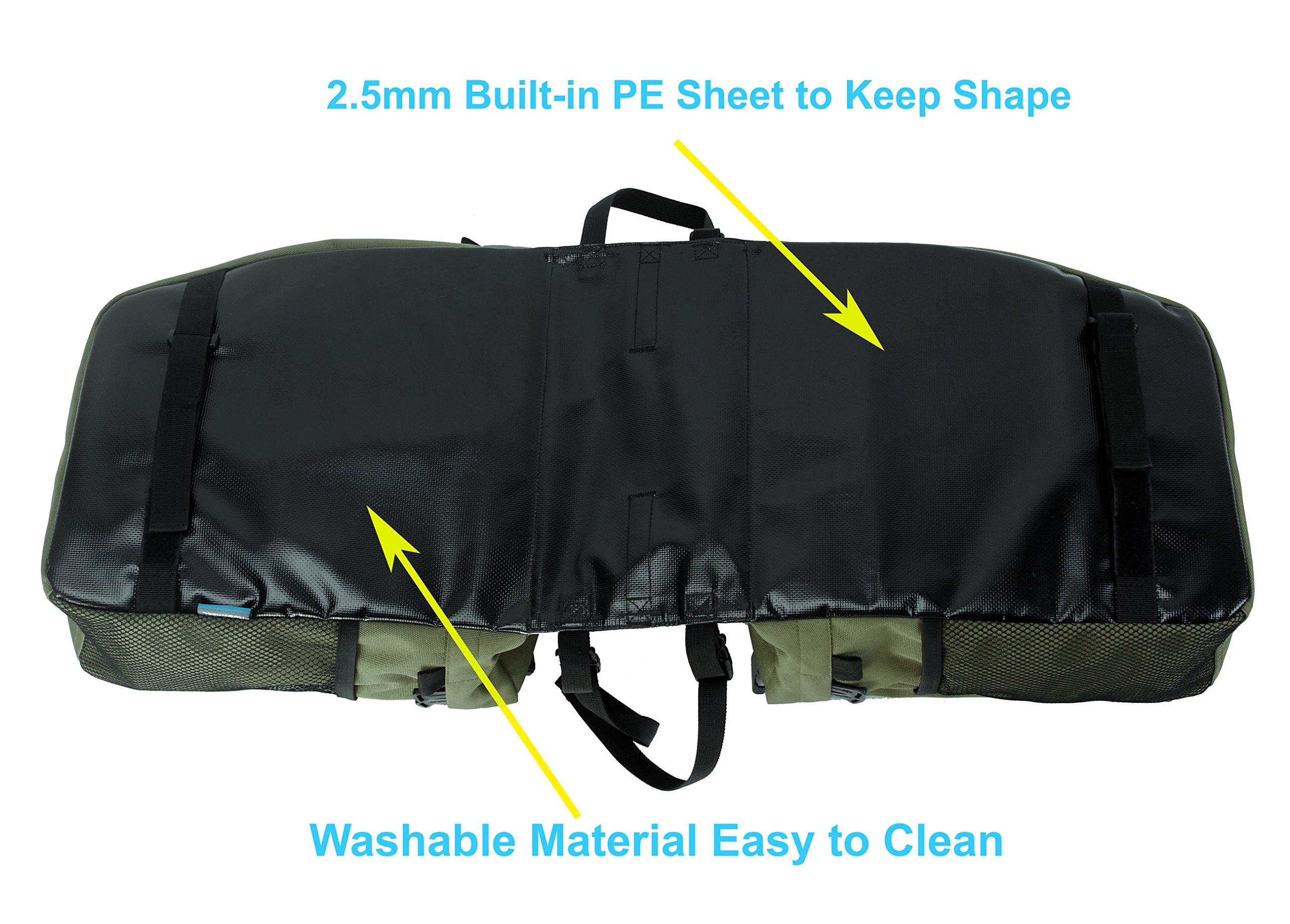 Roswheel 14892 Borsa Da Bicicletta 3 In 1 - Set Da 3 Borse Per Expedition E Touring - Poliestere 1000D