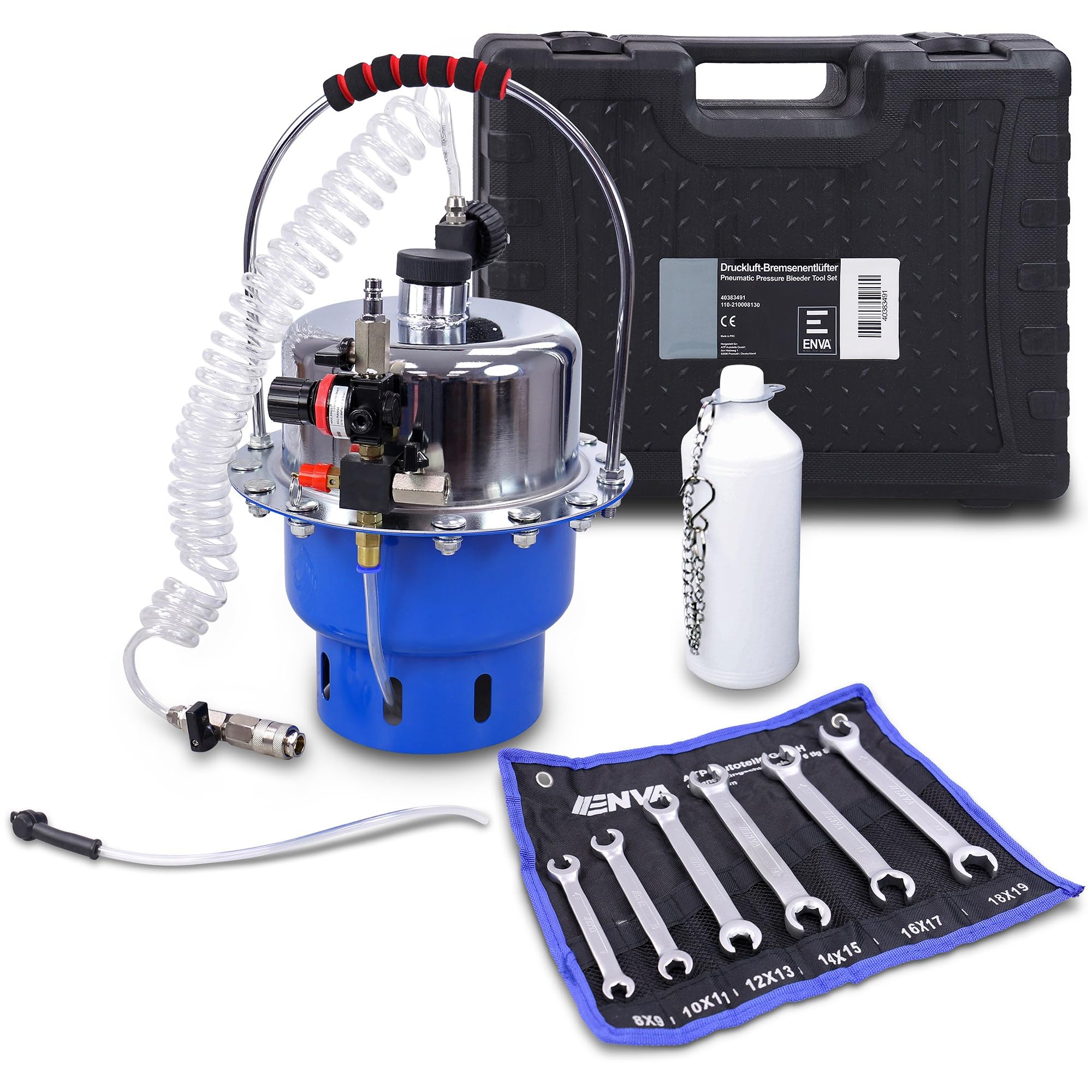 Druckluft Bremsenentlüfter 17TLG. + Bremsschlüssel