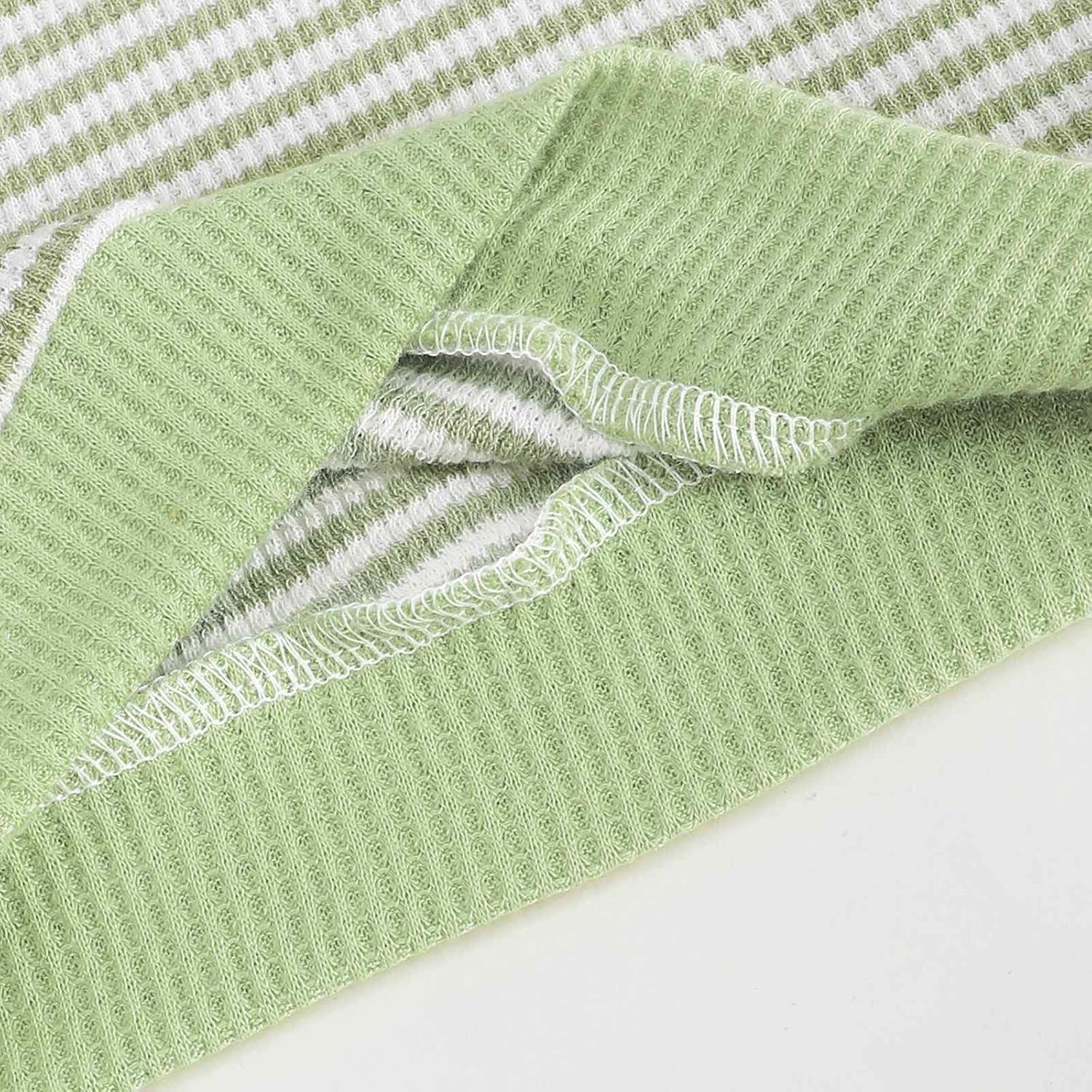 Toddler Baby Boy Outfits Long Sleeve Lapel Waffle Sweatshirt Top Pants Sets Fall Winter Newborn Baby Clothes 0-3T - Image 6