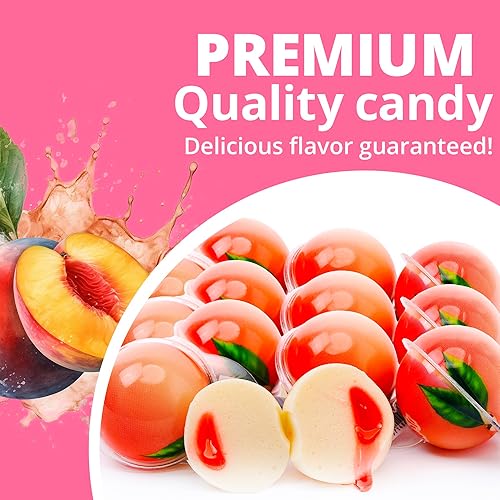 Vista 39 de Gummy Candy - Gomitas rellenas de gelatina, divertidos caramelos de goma de fútbol rellenos de mermelada de frutas, sabores surtidos, 5 piezas