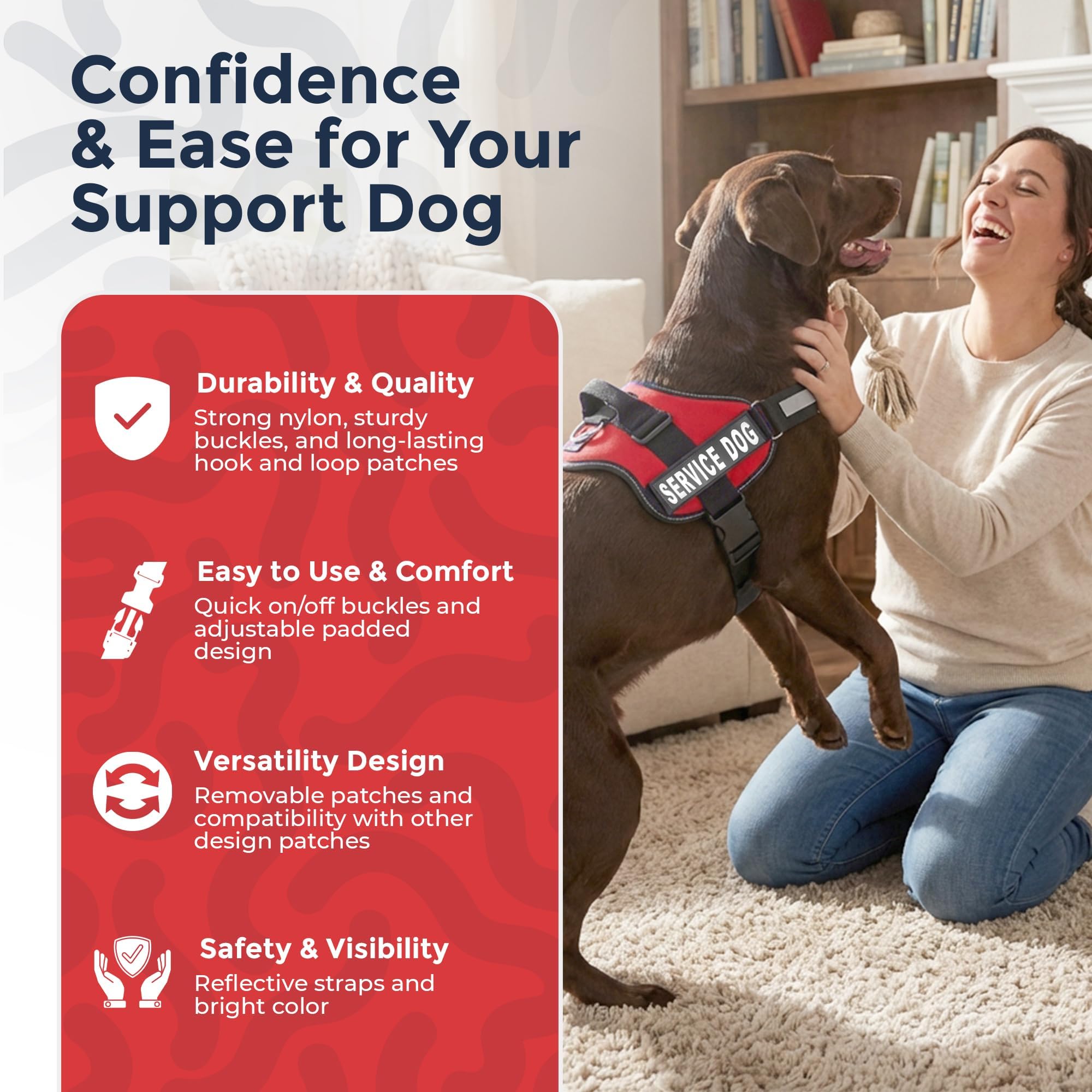 Amazon.com : Industrial Puppy Service Dog Vest Harness, Large 27