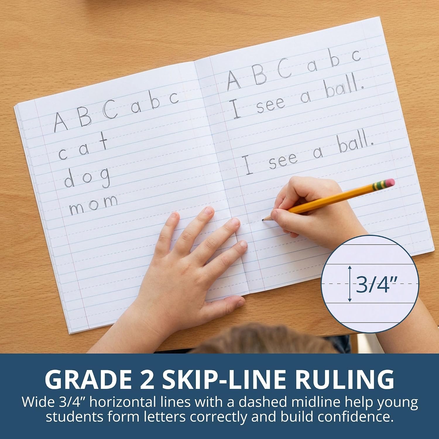 Roaring Spring Grade 2 Ruled Flex Cover Marble Comp Book 9 3/4'' x 7 3/4'', Sold per Book (77921)