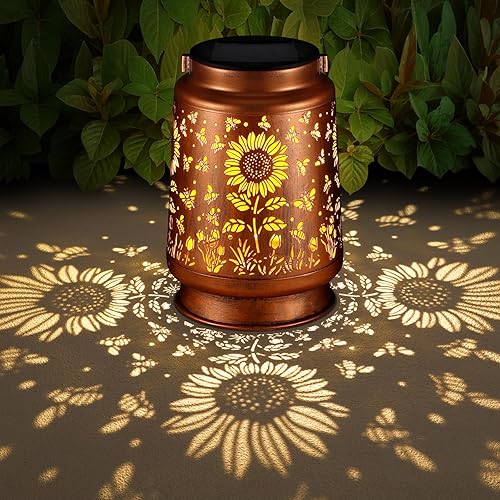 Miniatura 9 de Faroles solares de colibrí impermeables para exteriores, decoración de jardín, regalos de cumpleaños de Navidad para mujeres, mamá, abuela, faroles