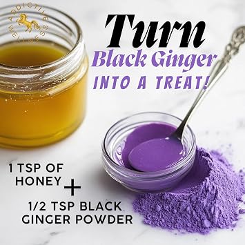 Addictive Wellness Thai Black Ginger for Men, Thai Ginger Supplement to Support Energy Metabolism, Endurance & Performance, Freeze Dried Black Ginger Powder, 50 Grams (1.76 Ounce), Vegan & Paleo