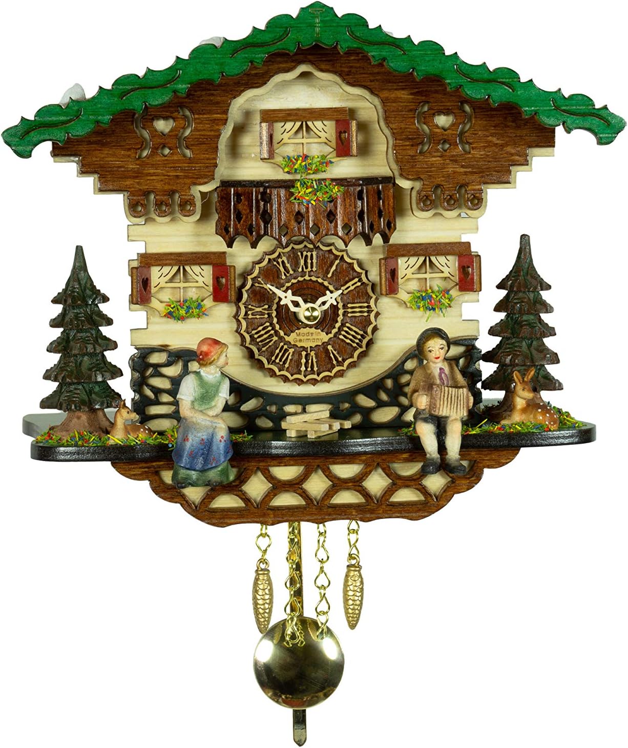 Trenkle Schwarzwaldklok Schwarzwald-huis weerhuisje TU 805 PQ