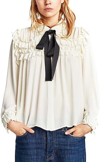 Zara Women Ruffled Blouse With 