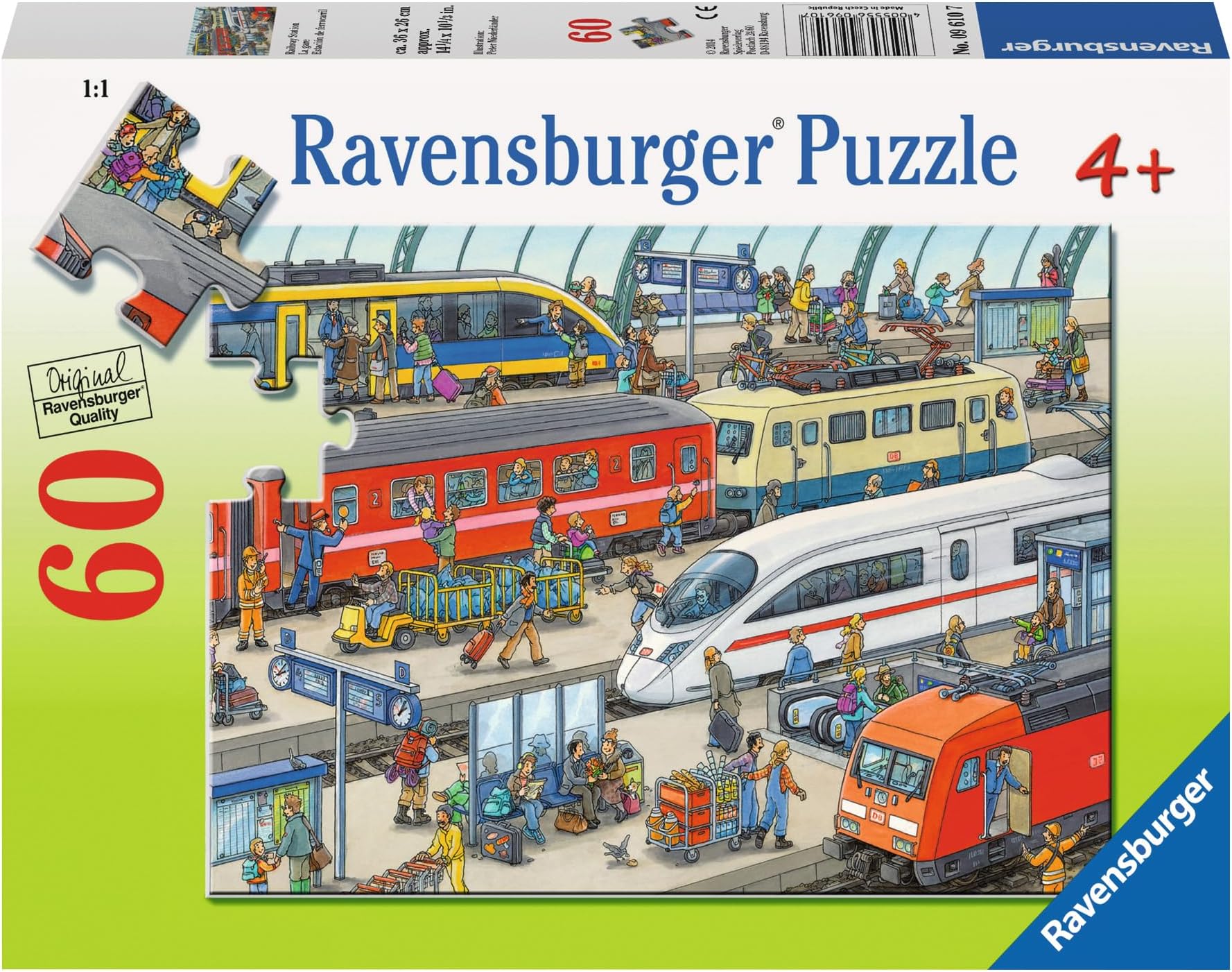 Ravensburger Puzzles Railway Station, Multi Color (60 Pieces)