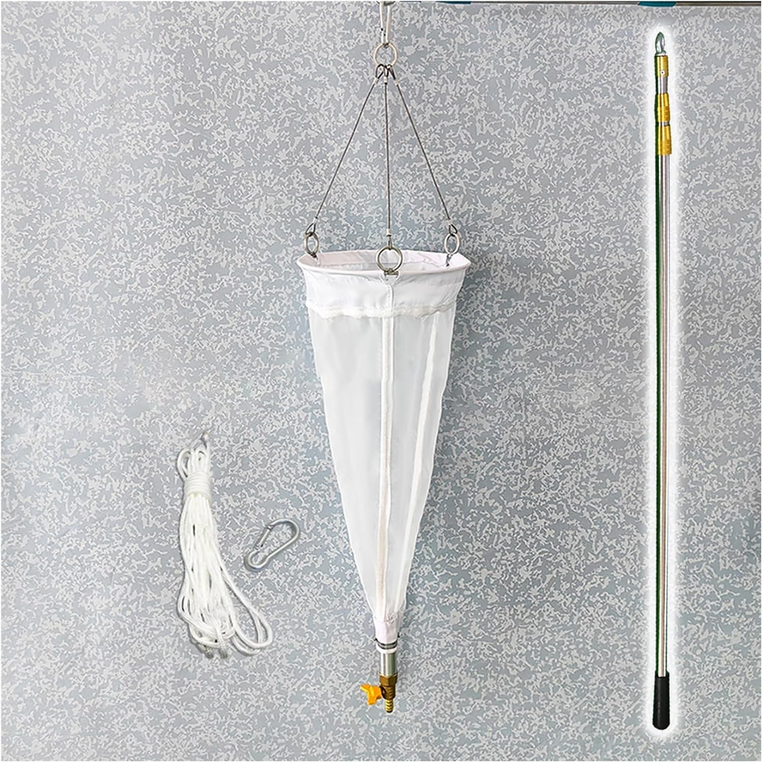 Durable Plankton Net for Protozoa & Phytoplankton Collection | Heavy-Duty Nylon Mesh for Lake & River Sampling | Perfect for Scientific Research & Environmental Studies