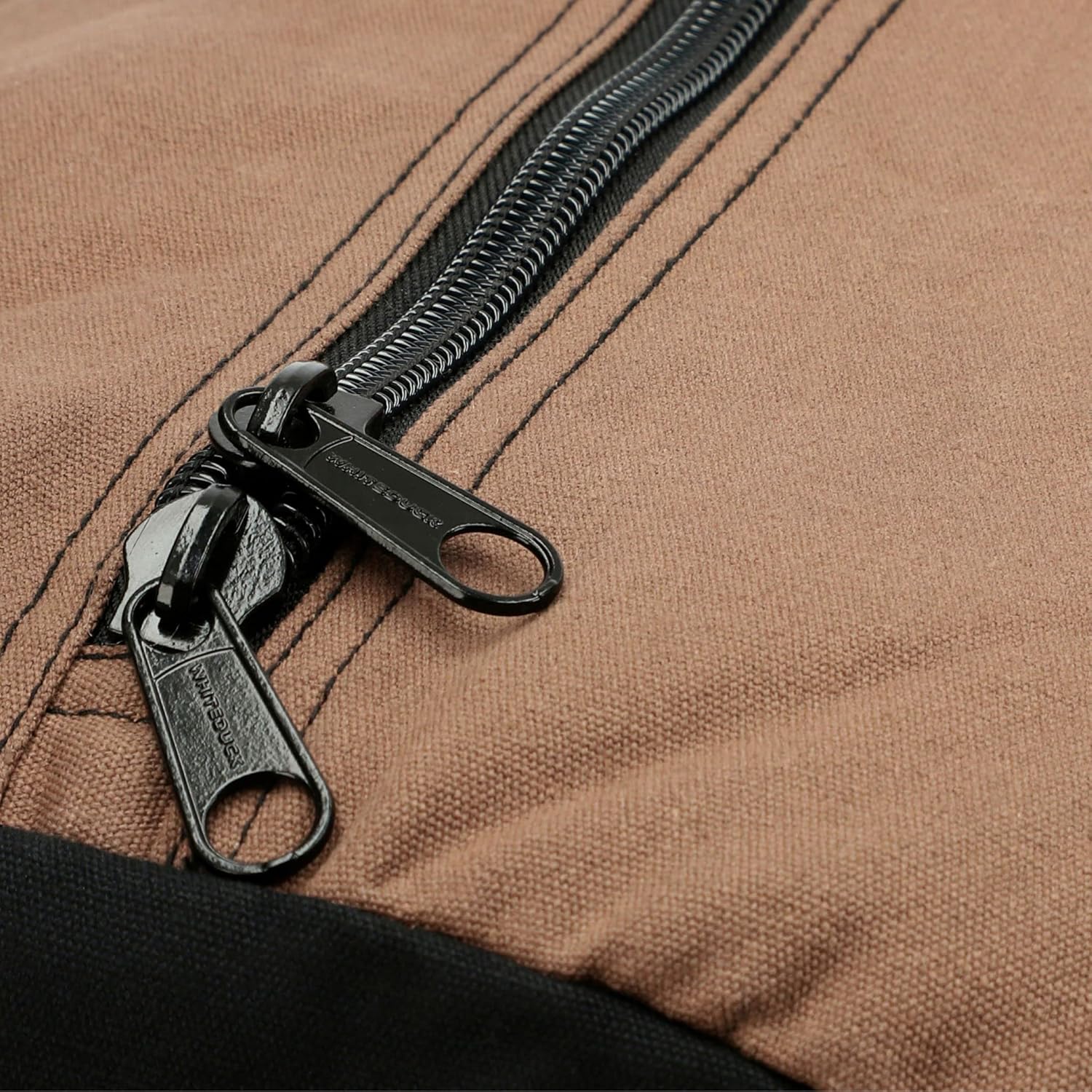 WHITEDUCK Heavy Duty Canvas Duffel Bag for Men and Women - Foldable Military Army Style Duffel Bag, with Full Length Zipper- Outdoors, Travel, Gym & Storage - Image 4