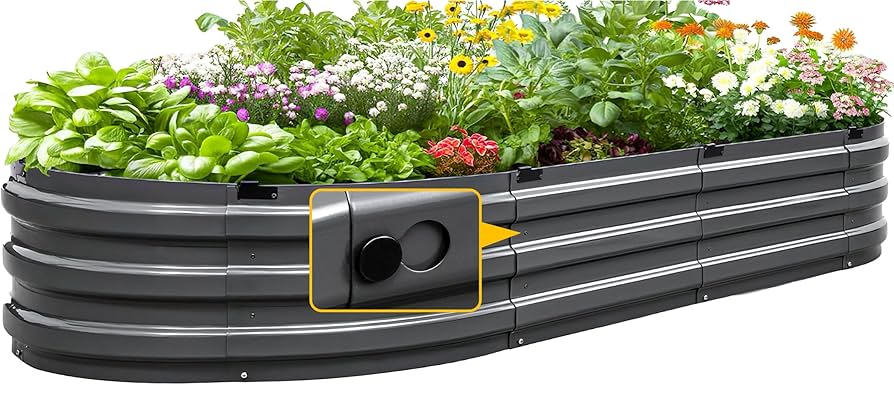 Amazon.com: KING BIRD 高架花園床螺絲少了75% ,易於組裝鍍鋅花