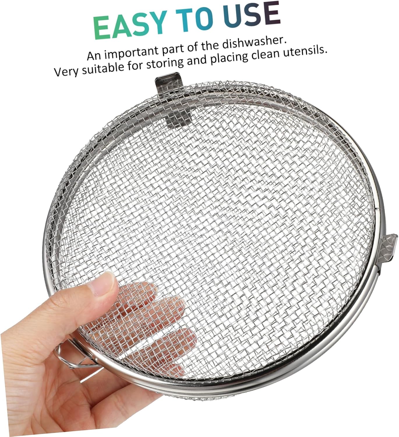 2pcs Storage Basket Bakeware Mesh Kitchen Gadget for Dishwasher Baskets Style