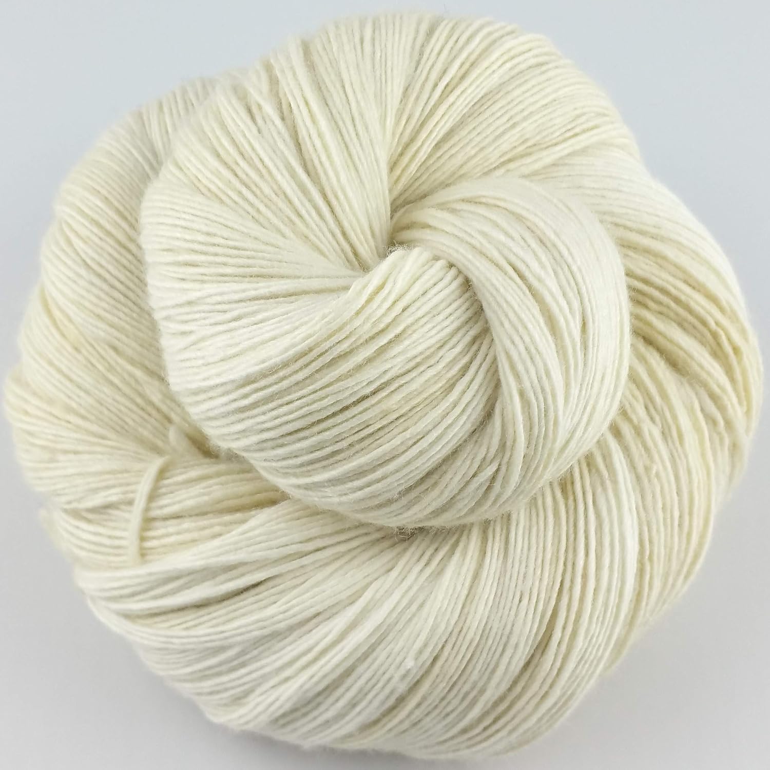 Manos Del Uruguay Silk Blend Fino - 100gm 414 Ivory Letter Opener, Hand Dyed Knitting Yarn