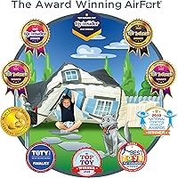 Vista 4 de El Original Patentado AirFort - Construye Un Fuerte en 30 Segundos, Fuerte Inflable para Niños, Tienda de Juego para 3-14 Años, Un Playhouse Donde