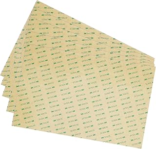 3M 9474LE 300LSE Double Sided Adhesive Transfer Tape. Pack of 5 Sheets 12" x 9.5"