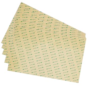 3M 9474LE 300LSE Double Sided Adhesive Transfer Tape. Pack of 5 Sheets 12" x 9.5"