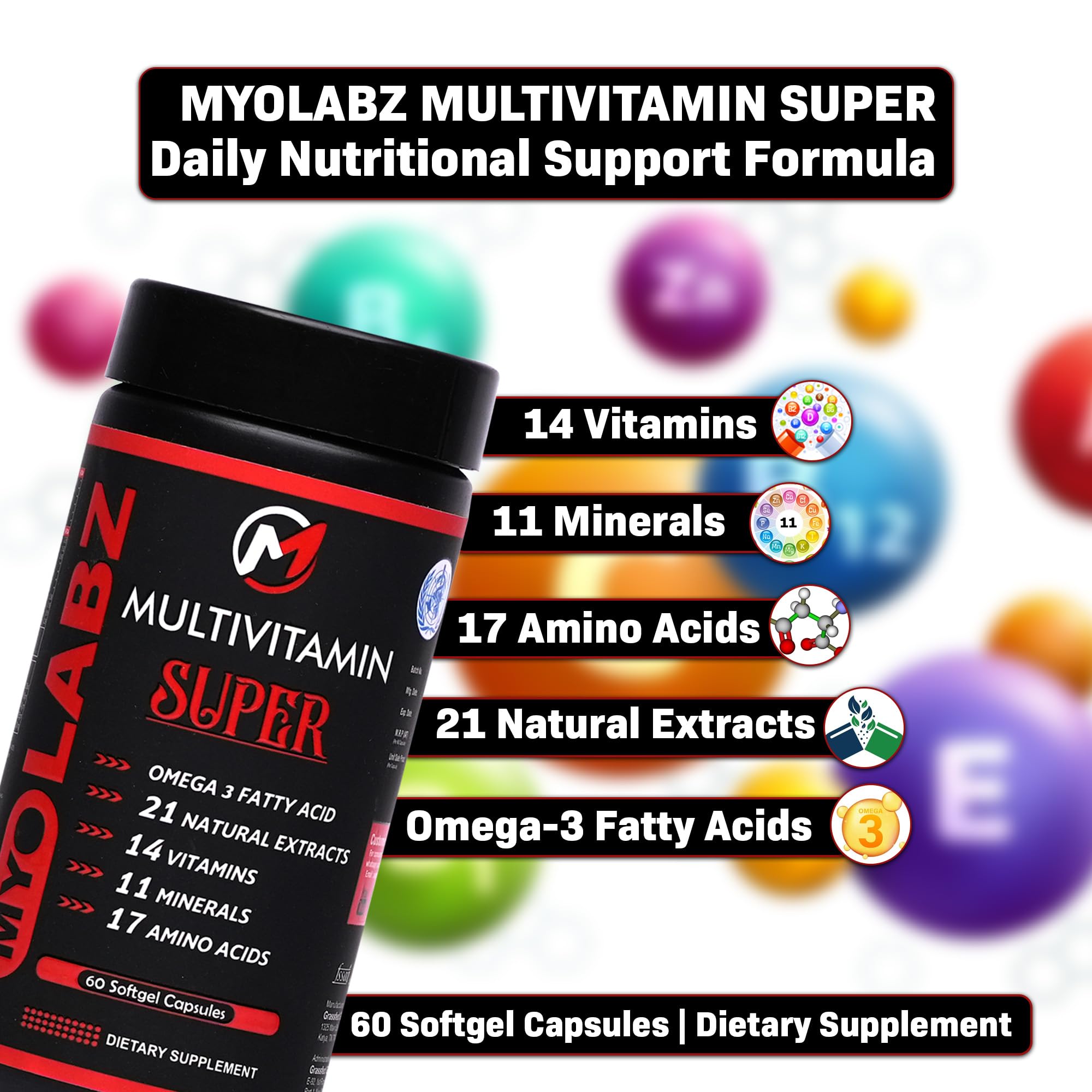 Multivitamin Super Softgel Capsules, 60 Capsules — Amazon image 4