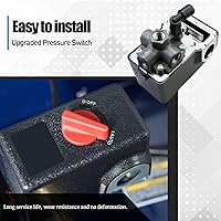 Vista 6 de Interruptor de presión mejorado 120/240 voltios apto para Condor MDR 11/11 EA, 26 amperios 120-155 PSI
