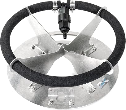 Orb-3 Aeration Eclipse EC44 Lake & Pond Air Aerator Diffuser | Made in USA | Built to Last | High CFM | Low Back-Pressure | Stainless Steel Base