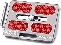 Vista 10 de Breakthrough Photography Placa universal de liberación rápida Arca Swiss de 1.575 in para cabeza de bola de trípode con tornillo de acero inoxidable